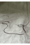 Heliophilia Silver Collar de Acero Plateado de 60 cm